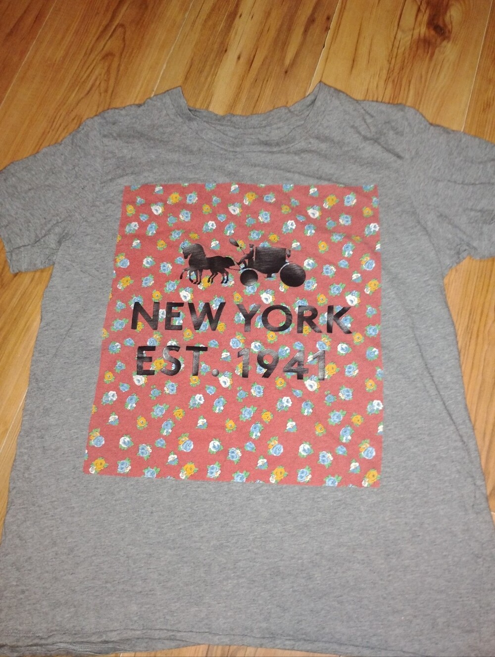 Medium Gray Coach Shirt Authentic